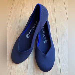 NWT Rothy’s The Flat, Navy Size 7
